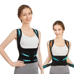 Posture Corrector for Women Men, Adjustable Hunchback Back Posture Correct Effecitve Relief from Neck Back Lower, Back Straightener with Upper Back Brace Lower Back Support - Breathable Healthcare Tool