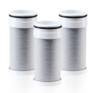 VEVOR Faucet Filter Replacement, 3-Pack Water-Filter Cartridge, 5-Layer High-Efficiency Filtration, 3-Month Value and 317 Gal Lifespan / Filter, Compatible with Models 8807 & 8811 Filtration System