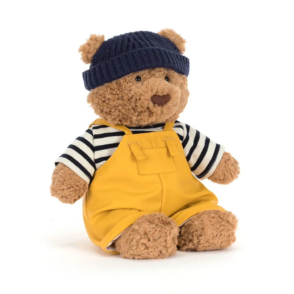 Jellycat Bartholomew Bear ‘Seafarer’ Plush Toy, Soft Stuffed Animal, Cute and Cuddly Gift for Kids, Babies, Collectors, Home Decor, Fun Plush Toy, Keychain