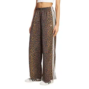 Adidas Originals Womens Multicolor/Bronze Strata Wide Leg Satin Pants, KA2666
