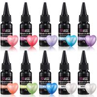 10 Colors Pearlescent UV Resin