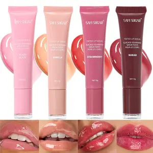 Sam Sugar Moisturizing Lip Oil Stick, Lip Treatment, Hydrating & Glossy Finish, Transparent Balm for Fuller Lips, Suitable for All Skin Types