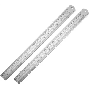 Ruler Metal Straight Edge Stainless Steel Ruler 16 Inch Ruler Set Rulers Bulk