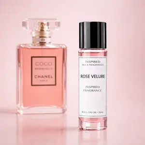 Rose Velure Roll-On Fragrance Oil 10mL – Long-Lasting Soft Floral Sweet Luxury Inspired Scent, Alcohol-Free Travel Size Perfume Oil
