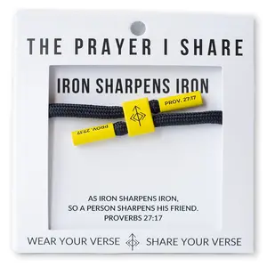 IRON SHARPENS Iron Bracelet - Simple Design, No Color or Patterns, Ideal for Everyday Wear