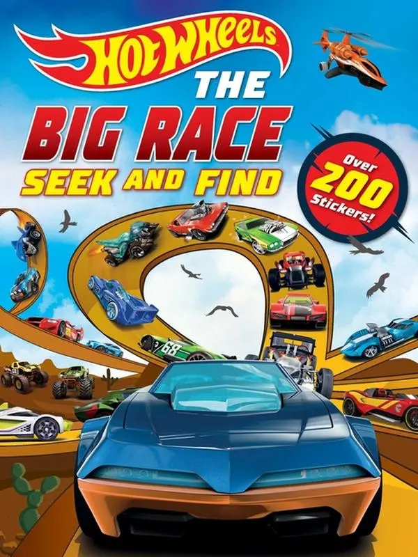 Hot Wheels: The Big Race Seek and Find -- Mattel - Paperback