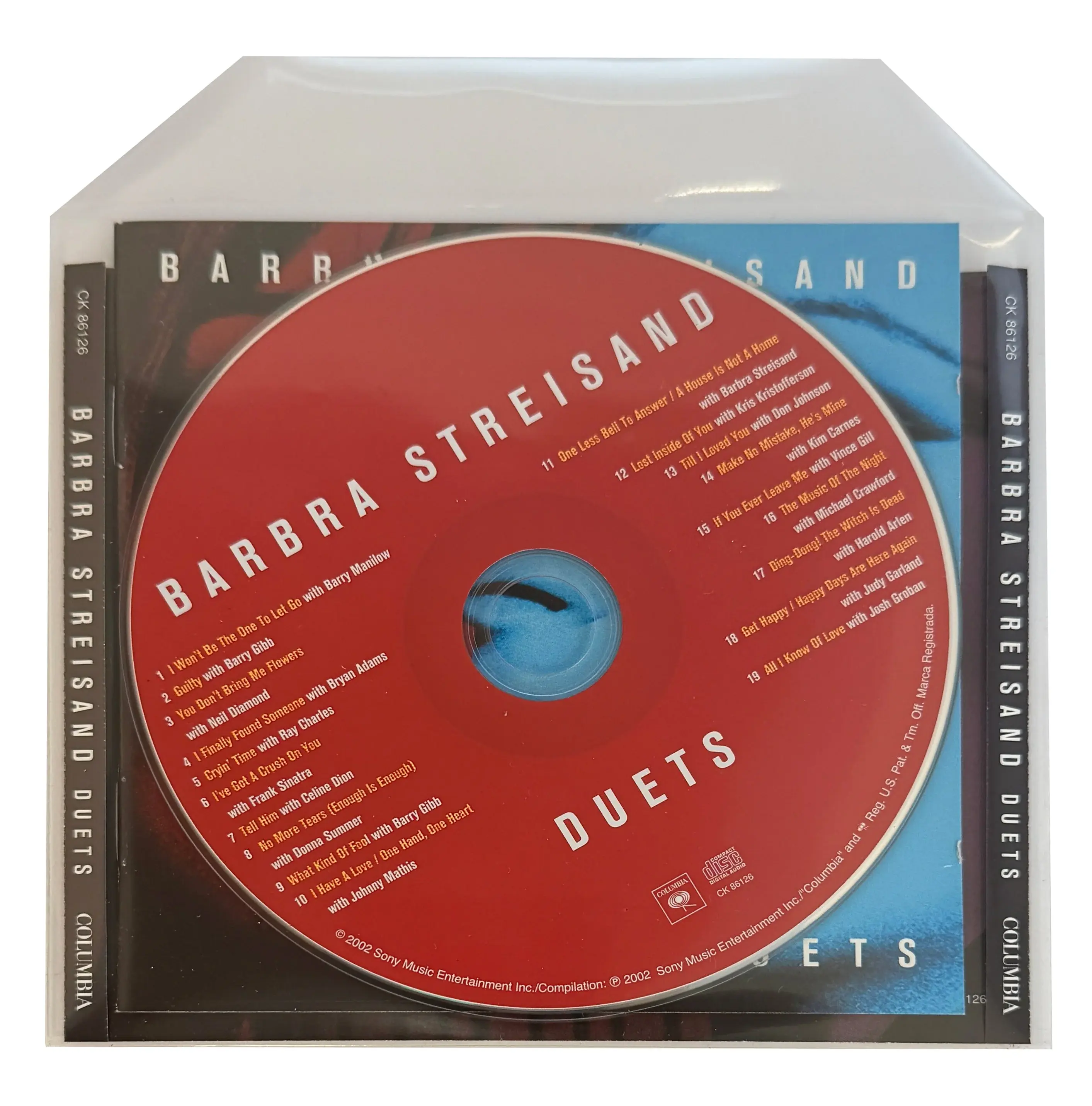 CPP Clear Plastic Sleeve with Flap 5.5 x 5 Inch (Fits CD Insert, Booklet & Disc)