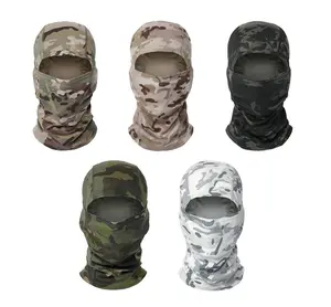 Yeomoo 5PC Summer Balaclava Camo Tactical Face Mask UV Protection Neck Gaiter & Shiesty for Motorcycle, Hunting, Cycling Breathable Windproof Outdoor Sports Gear Face Cover summerwins