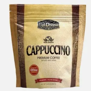 Cappuccino by Cafe Divina Coffee infused with Reishi Cappuccino by Cafe Divina Coffee infused with Reishi