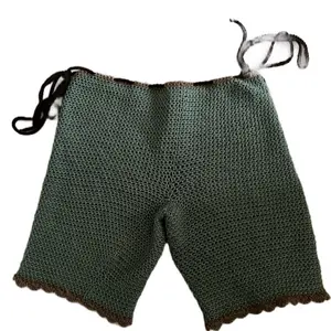 House of Stitches Crochet Bottoms - Skirts Shorts Capris and Pants with Adjustable Drawstring or elastic waistband.