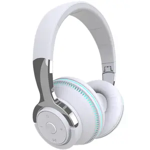 Wireless Foldable Dual-Mode Earphones, RGB Light Effect, High Sensitivity Microphone, Long Battery Life, Low Latency Gaming