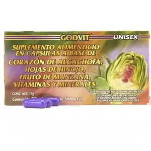 ALCACHOFA Capsulas Artichoke Daily Wellness Support GN+Vida 100% Original - 30 Caps Natural