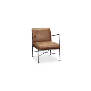 Dagwood Leather Armchair Open Road Brown