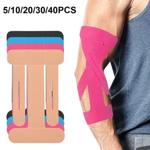 Kinesiology Tape for Elbow, Pre-Cut Waterproof Elbow Tape, Athletic Latex-Free Relief, Muscle Support, Pain Relief for Sports Gym, Breathable Sports Tape