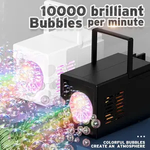 10 Hole Bubble Machine Toy for Kids, Handheld Outdoor Bubble Blower with Double Bubble Outlet for Party Wedding Playground Fun