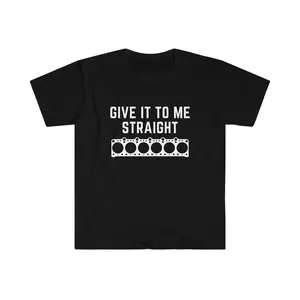 Inline 6 Engine T-Shirt: Car Enthusiast Gift