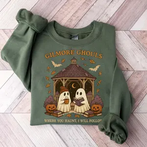 Gilmore Ghouls Sweatshirt, Where You Haunt I Will Follow Shirt, Cute Ghost Halloween Tee, Spooky Fall Shirt, Autum Shirt, Ghost Couple Gift