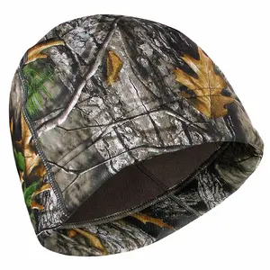 Real Tree Camo Beanie – Outdoor Hunting Knit Hat, Warm Winter Skull Cap, Unisex