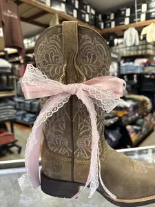 Pink Boot Bows