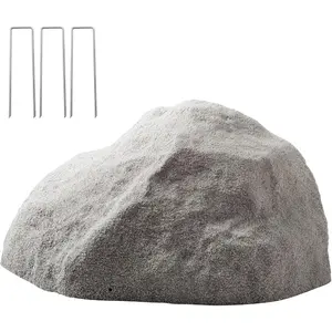 VEVOR Faux Rock Cover, Outdoor Fake Rock Well Pump Cover, Realistic Natural Texture, Lightweight Weather - Resistant Artificial Boulder for Landscaping Garden Yard Dcor, Sand Yellow, Small SizeVEVOR Super Brand Day