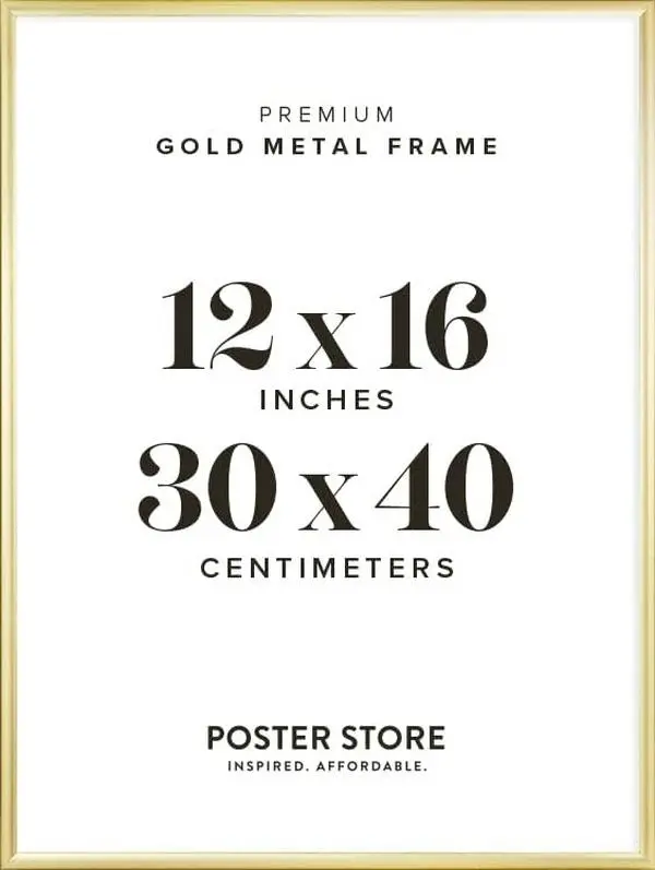 Gold Floating Frame for 30x40 Canvas Paintings, DIY Metal Canvas Frame with 1.5" Deep, Floater Frame for Canvas Wall Art/Portrait/Landscape Living Room Bedroom Decor (Gold)