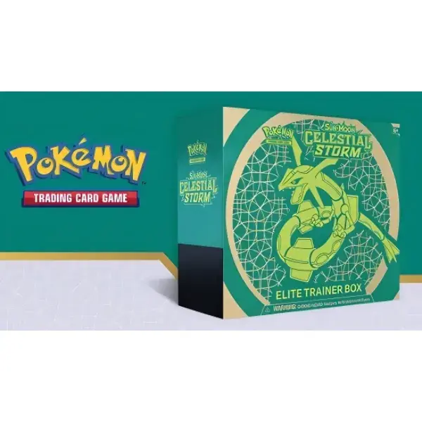 Pokmon TCG ETB: Celestial Storm Elite Trainer Box - Includes 8 Booster Packs 65 Sleeves 45 Energy Cards & More for Sun & Moon Series - TikTok Shop Pokmon TCG ETB: Celestial Storm Elite Trainer Box - Includes 8 Booster Packs 65 Sleeves 45 Energy Cards & More for Sun & Moon Series - TikTok Shop