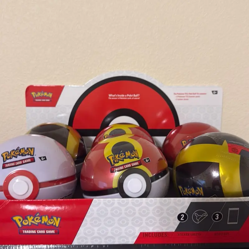 Pokemon single poke ball Tins