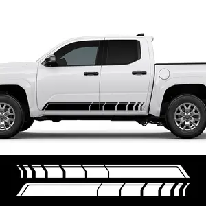 For Toyota Tacoma Car Door Side Sticker Graphics TRD Sport Racing Stripes Vinyl Decal Pickup Truck Waterproof Tuning Accessories Car Decals