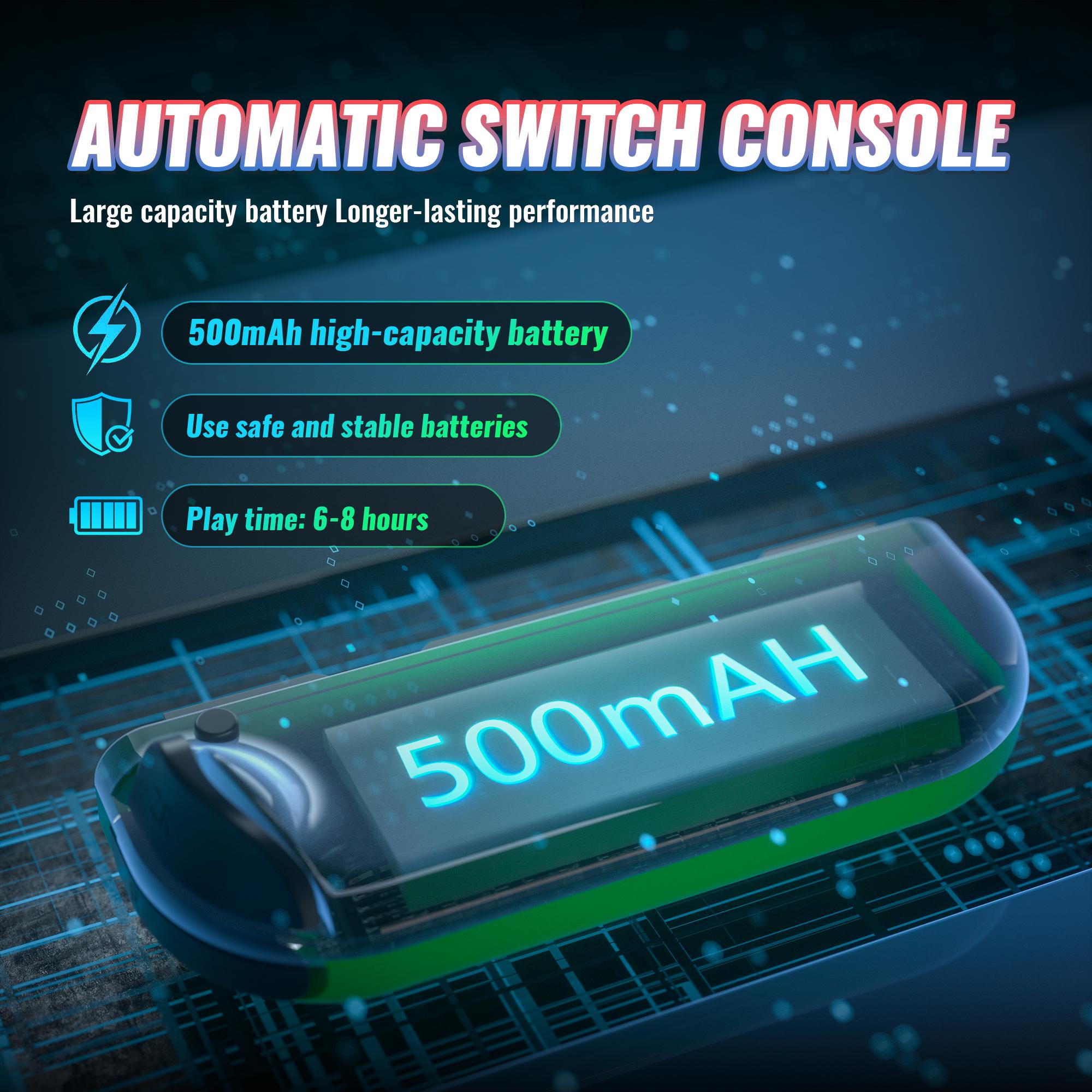 Switch Controller Set for Nintendo Switch 1/2/OLED/Lite Wireless Replacement Gamepad with Dual Vibration Motion Control 6-Axis Gyro & Wake-Up Function