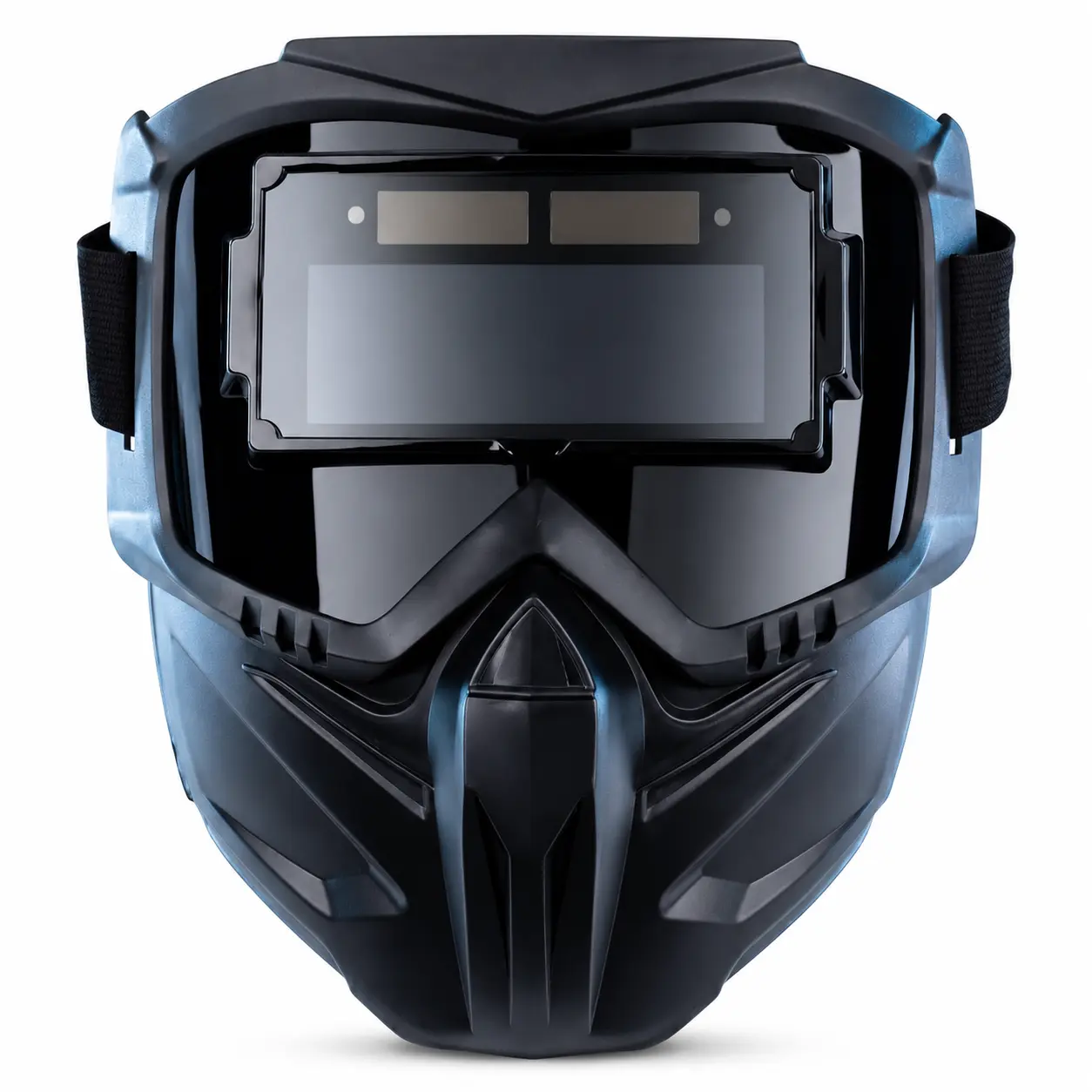 Auto Darkening Welding Helmet Full Face Mask, True Color Lens, Blue Light Protection, Solar Powered, Adjustable Shade DIN 9-13 for TIG MIG Stick Grinding
