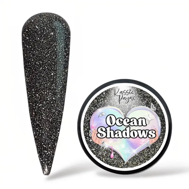 “Ocean Shadows” REFLECTIVE Loose Glitter by Kassie Payne especially designed for GQ kit
