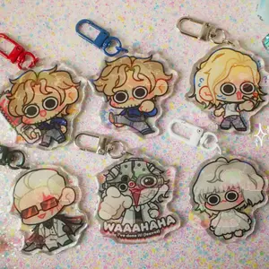 RE9 Inspired Keychain |  Charms ft. Leon, Grace, Gideon, Zeno & Emily