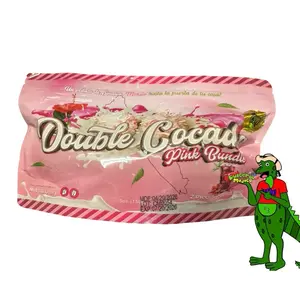 Double Cocada Pink Bundle - Compa Munchies, 2 Piece Coconut Ball in Jamaica Horchata Creme, 5oz