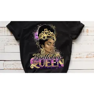 Birthday Queen Gold Tee
