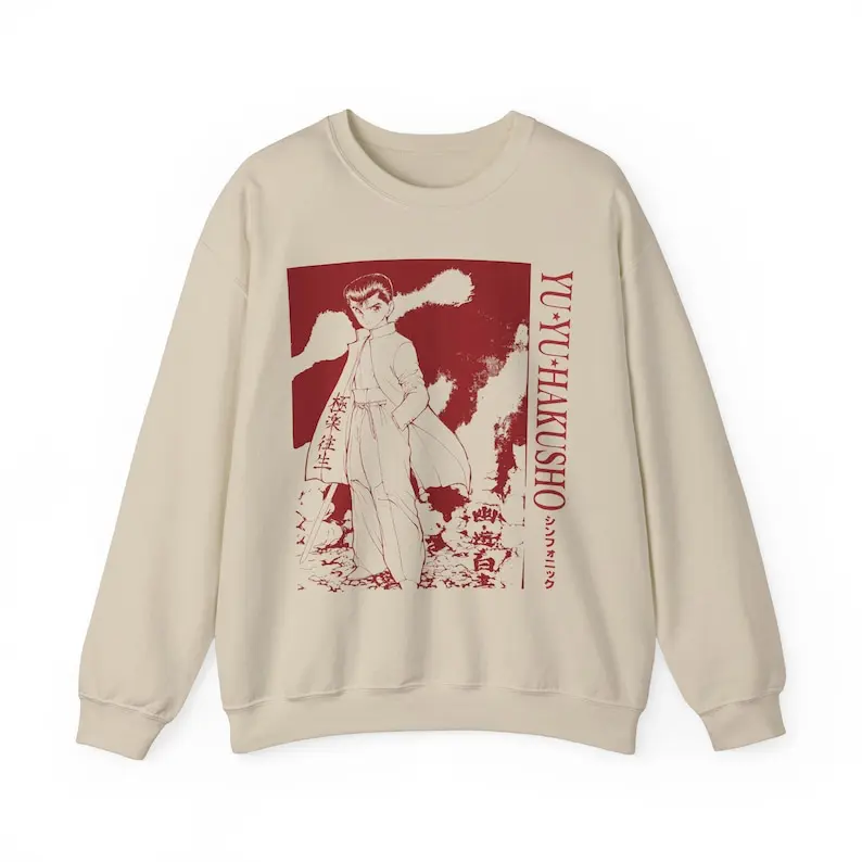 Retro Yu Yu Hakusho Graphic Sweatshirt, Tshirt, Hoodie
