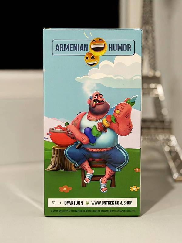 VARPET KARAPET Talking Armenian Bobblehead - Hand-Painted Ceramic Collectible with Exclusive Sound Bites & Armenian Quotes for Family Fun & Gift Ideas