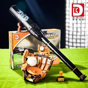 Grape Baseball Building Blocks, Sports Equipment Figurine, Model, Children's Educational Assembly Toy