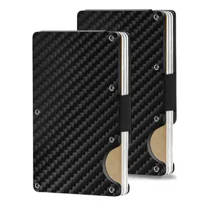 Carbon Fiber RFID-Blocking Slim Wallet