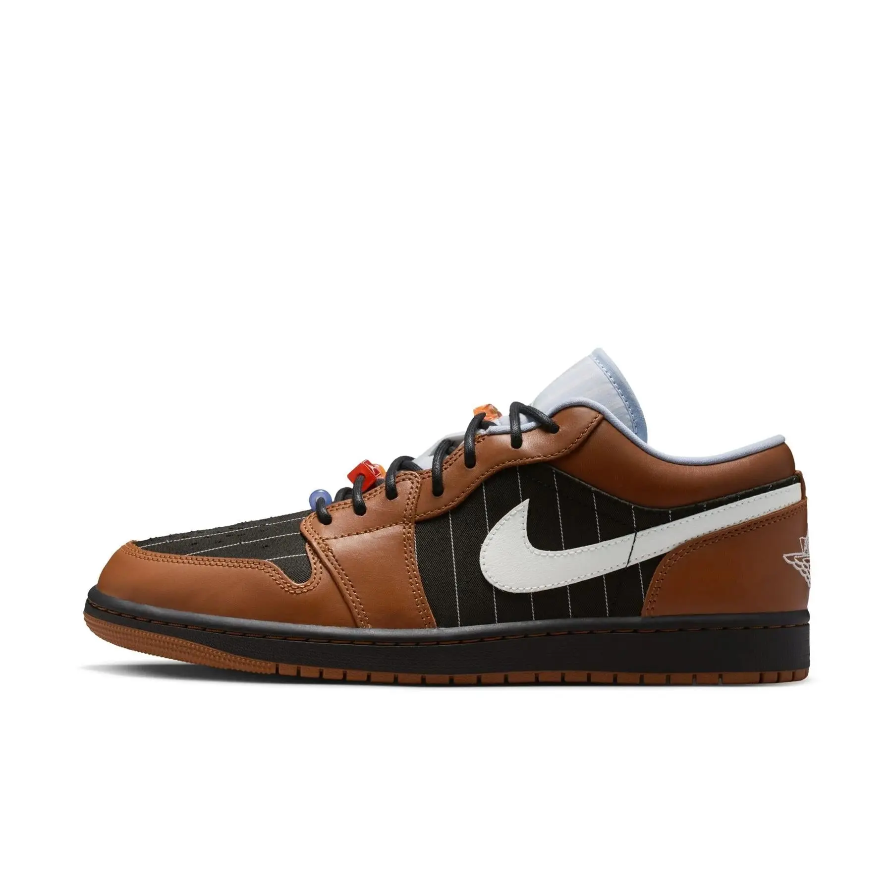 Jordan 1 Low SE Black Sail Light British Tan Men's IR7560-010 New Sneakers
