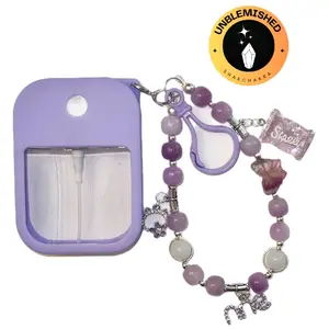 Hand Sanitizer Bottle with Crystal Holder