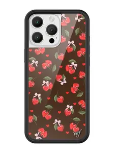 Wildflower Cases - Chocolate Cherries, Limited Edition iPhone Case | Accessories Durable Protection Dainty Aesthetic Trendy Chocolate Bows