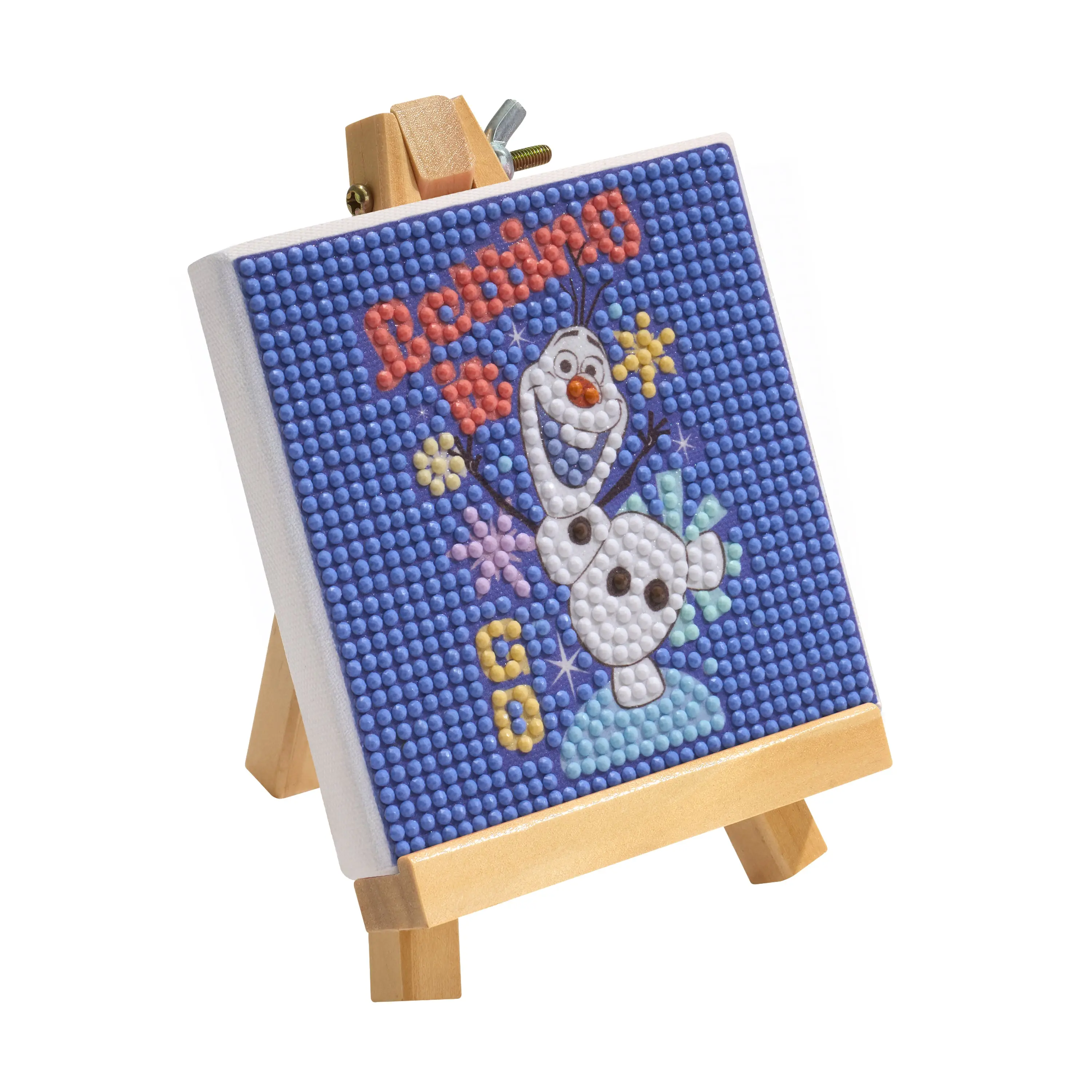 Diamond Art Club® Mini Easels - Olaf™ Letting It Go Diamond Painting Kit