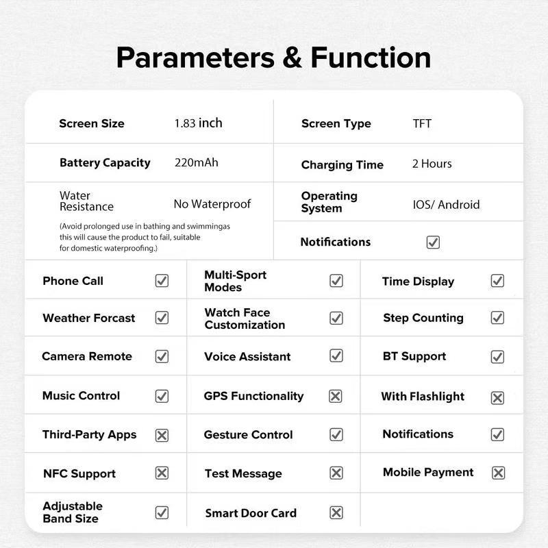 Valentine's Day gift New smartwatch for 2026: Black and pink wearable multi-functional smartwatch with high-definition touchscreen.