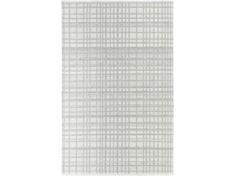 Livabliss Handwoven Wool Home Decor Rug (MDI2355-576) - 5ft x 7ft6in Ivory Flat Weave Natural Fiber Handmade Area Rug, Handwoven Home Aesthetic, Decorative Motif Artistic Piece for Indoor High-Traffic Spaces