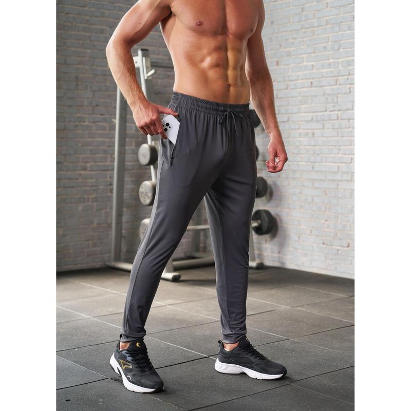 Men's Cuffed Joggers Big Guy Pants with Zipper Pockets Athleisure Lightweight Stretch Sweatpants for Men Pants Athletic Workout Running Track Gym Fits Men's Cuffed Joggers Big Guy Pants with Zipper Pockets Athleisure Lightweight Stretch Sweatpants for Men Pants Athletic Workout Running Track Gym Fits