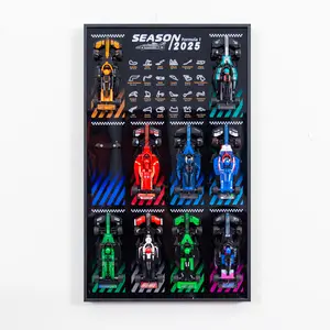Display Wallboard for Lego Speed champions (CarNot Included) Wall Mount for Collectible F1 Model Car Kit SpaceSaving Easy Assembly Creative Home Decor