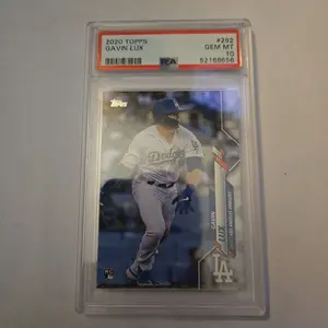 Topps 2020 Gavin Lux #292 Gem MT 10 PSA Certified Baseball Card Los Angeles Dodgers