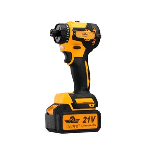 LYUWO 21V Lithium Battery Electric Screwdriver, Rechargeable High Torque Electric Screwdriver, Durable and Practical Screwdriver for Home Decoration & Construction Sites