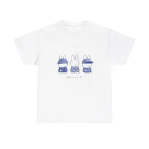 Wave To Earth Miffy Shirt New T shirt Vintage All Sizes Casual Crewneck Shortsleeve Menswear T-Shirt