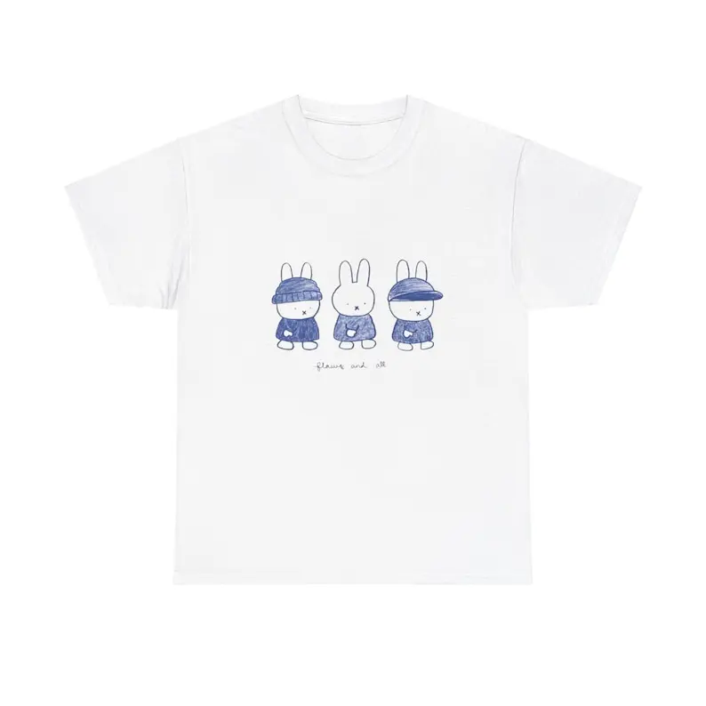 Wave To Earth Miffy Shirt New T shirt Vintage All Sizes Casual Crewneck Shortsleeve Menswear T-Shirt Wave To Earth Miffy Shirt New T shirt Vintage All Sizes Casual Crewneck Shortsleeve Menswear T-Shirt